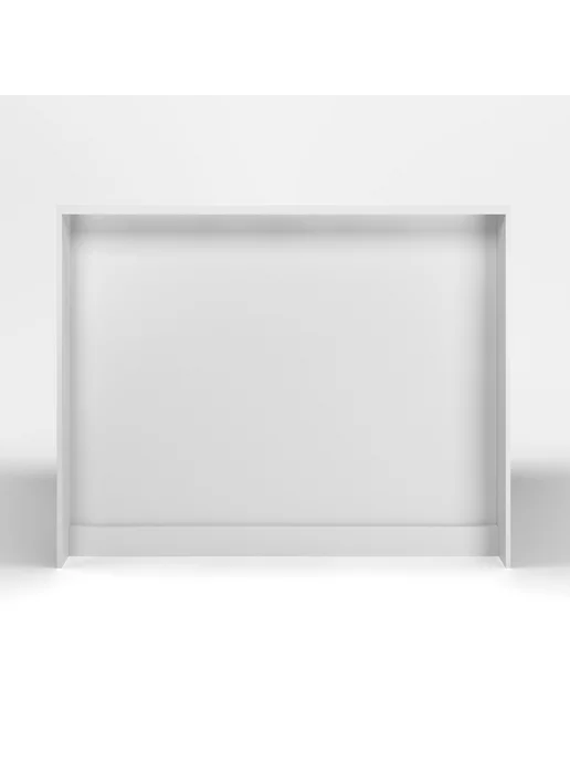 Re-seption Стойка ресепшн 3D черная 1200х1200х600, 2000x1200x600, в упаковке 49 кг, фото 7