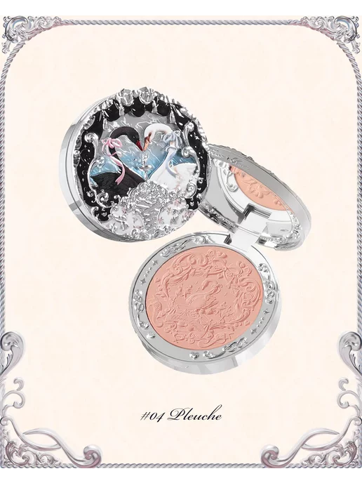 Flower Knows Румяна Swan Ballet Embossed Blush 04