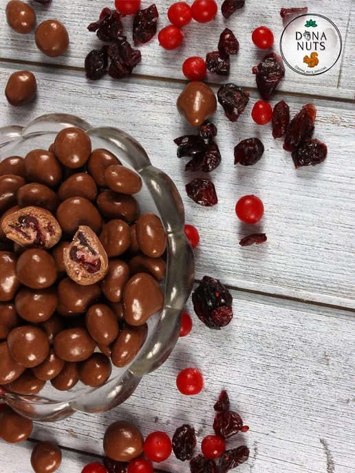 DONA NUTS Клюква в молочном шоколаде 500 г, 500 г, фото 6