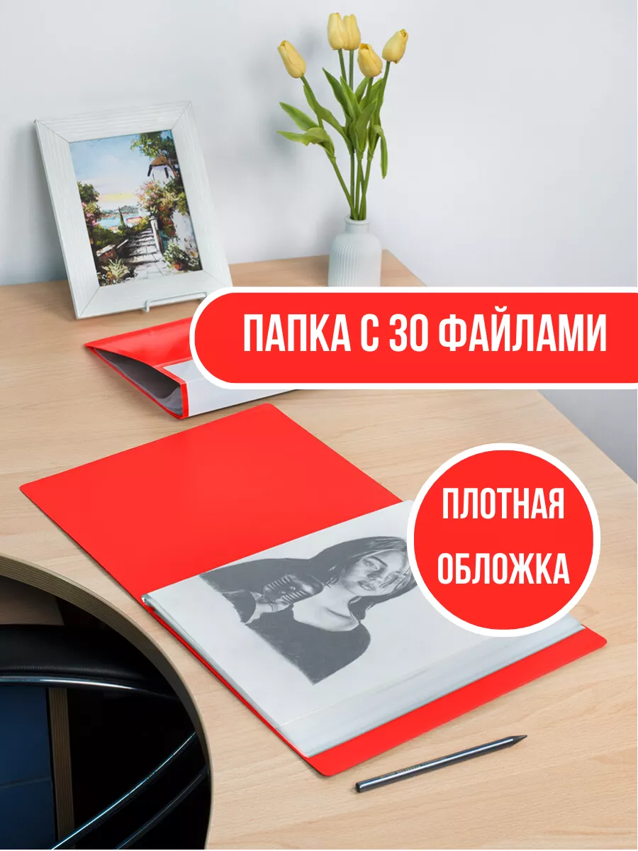 Папка для документов А4 с 30...