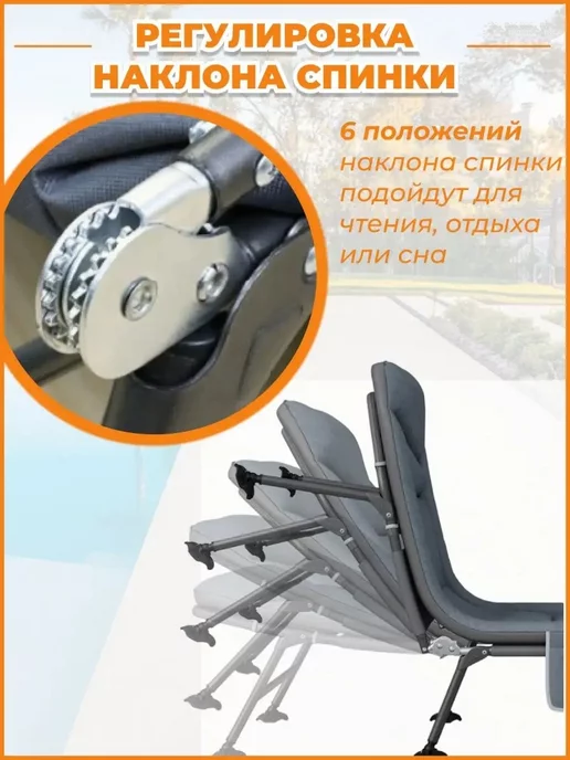 MIR TOURISM Раскладушка туристическая взрослая кровать походная 150 кг, 150 кг, фото 3