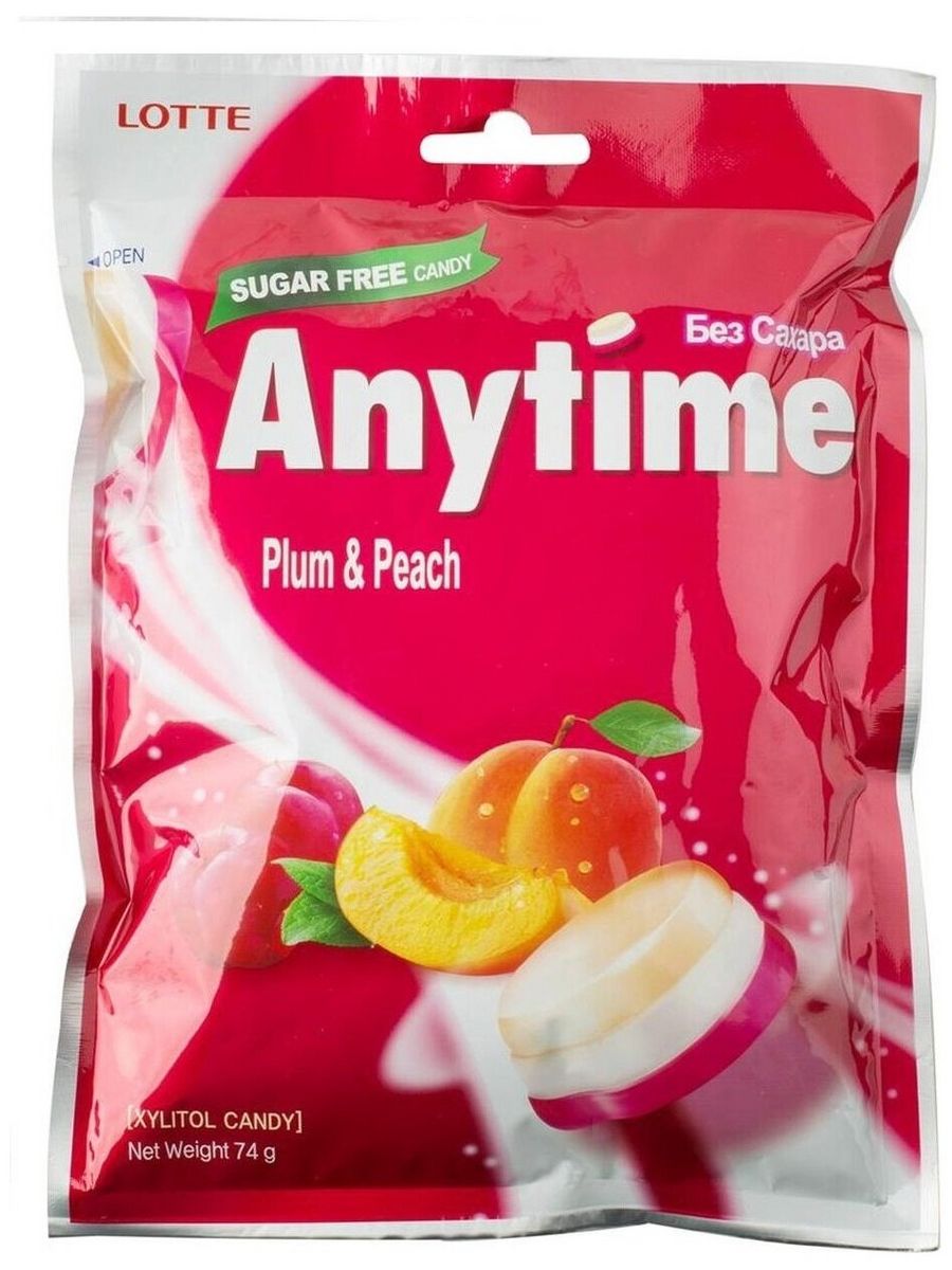 Леденцы anytime Lotte манго