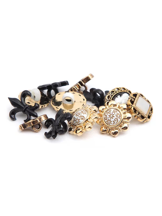 Dress It Up Пуговицы декоративные детские Викторианские миниатюры 12 шт, 12 шт, фото 3