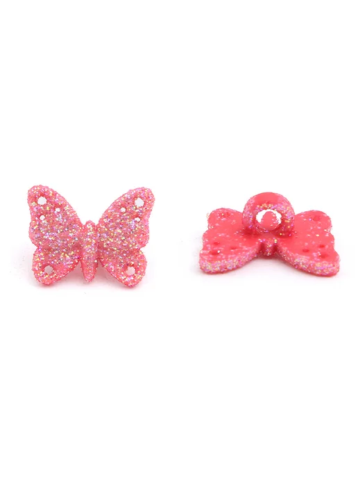 Dress It Up Пуговицы декоративные детские Блестящие бабочки 8 шт, 8 шт, фото 3