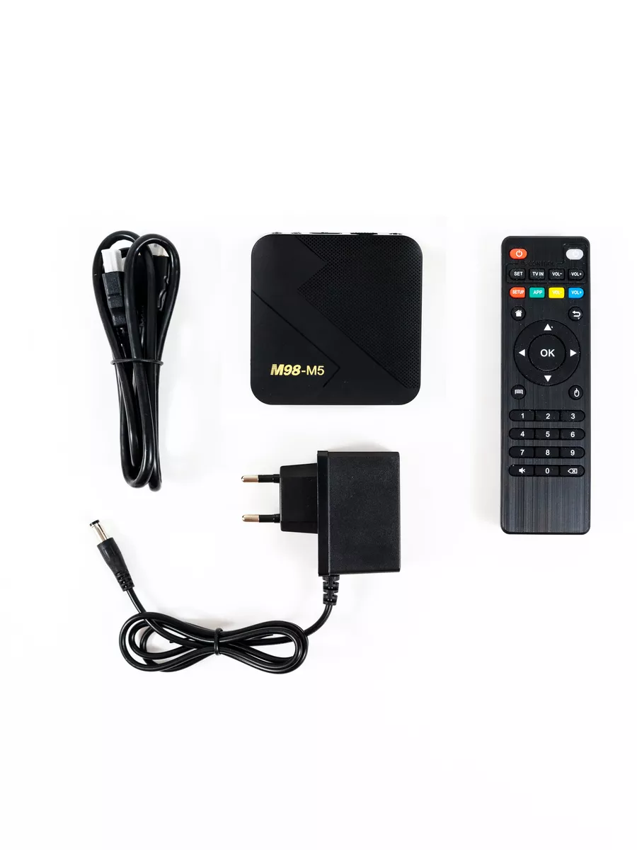 Смарт ТВ приставка 16Гб/128Гб Tv Box M98 M5 Android 12 197845332 купить за  892 ₽ в интернет-магазине Wildberries