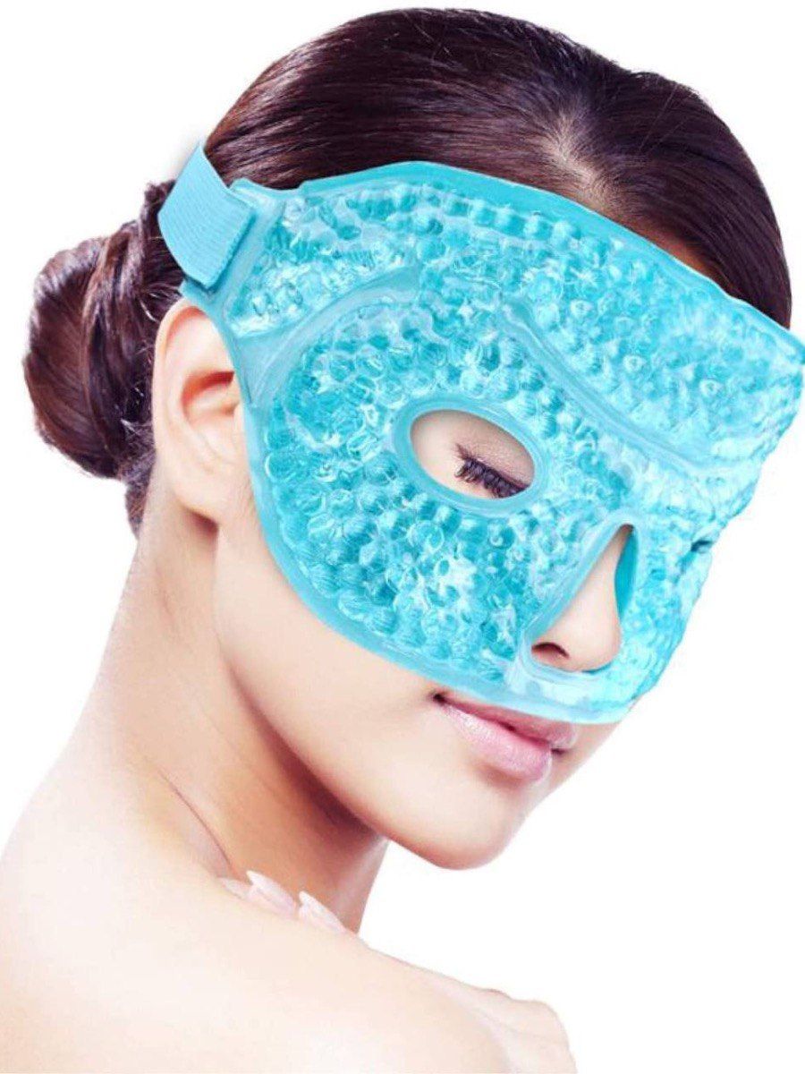Маска ice отзывы. Охлаждающая маска для глаз. Охлаждающая маска для лица. Маска для лица охлаждающая многоразовая. Ледяная маска для лица.