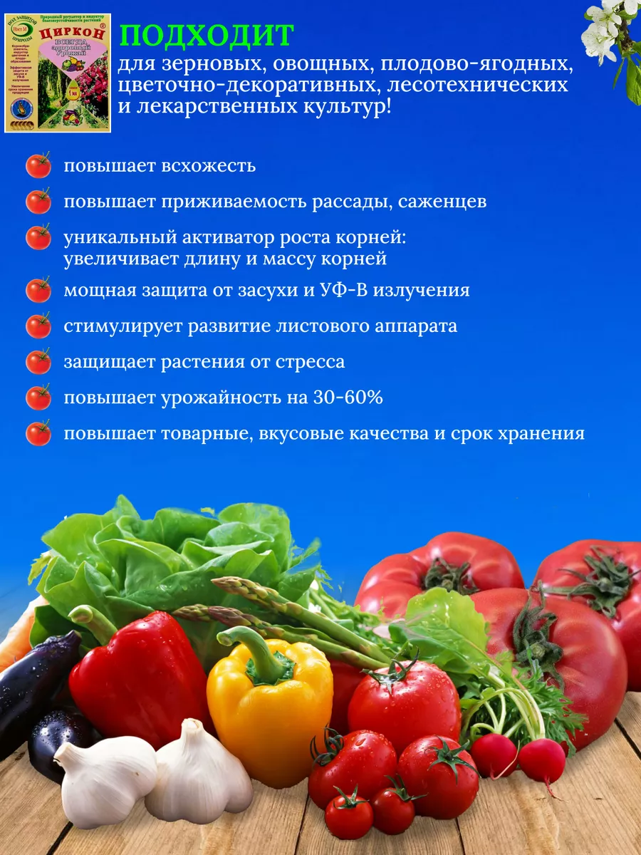 Удобрение для огорода, рассады Эпин и Циркон 3+3упак. Дом и Сад 197872650  купить за 304 ₽ в интернет-магазине Wildberries