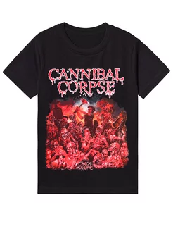 Футболка Cannibal Corpse со скелетами Футболки с принтом 197877043 купить за 444 ₽ в интернет-магазине Wildberries