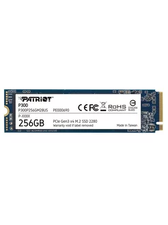 Твердотельный накопитель SSD M.2 P300 256 ГБ Patriot 197888012 купить за 2 677 ₽ в интернет-магазине Wildberries