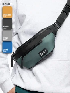 Сумка через плечо cross body бананка поясная Distreet. 197923998 купить за 1 464 ₽ в интернет-магазине Wildberries