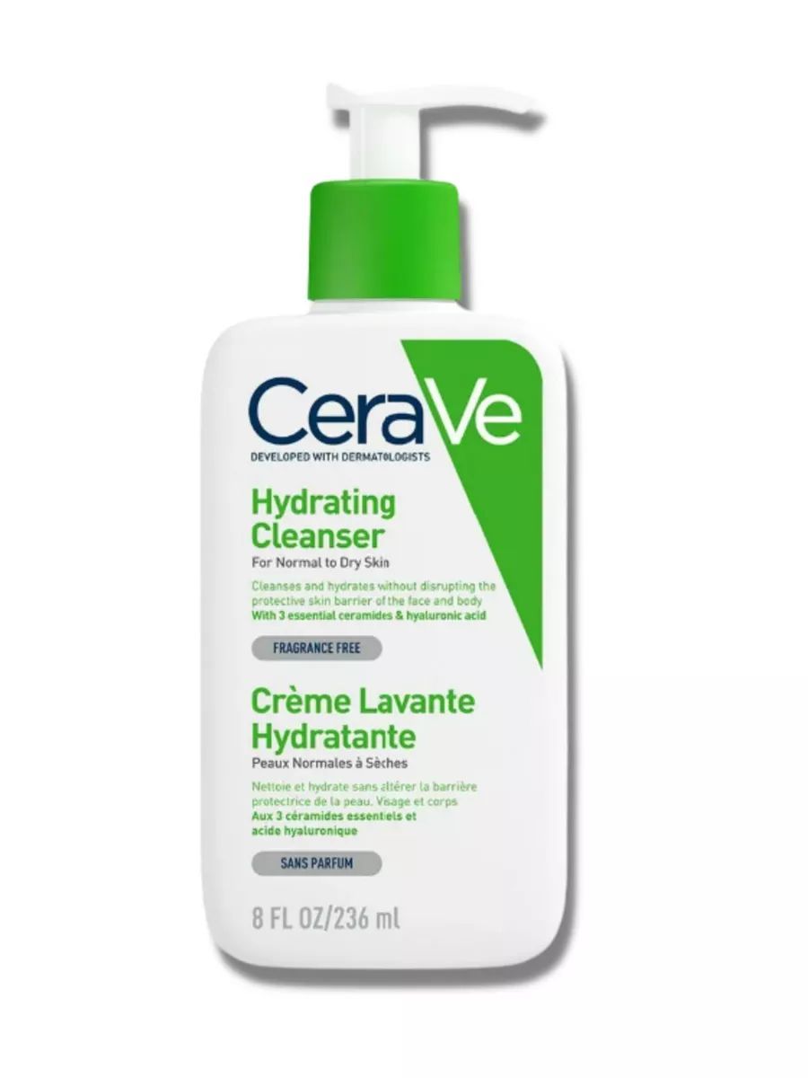 Cerave очищающий крем гель