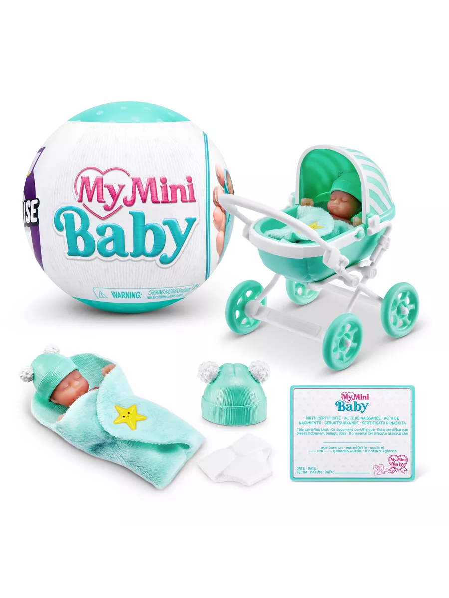 Игровой набор ZURU 5 SURPRISE Mini baby Новинка, 77487 zuru 5 surprise  198007630 купить в интернет-магазине Wildberries