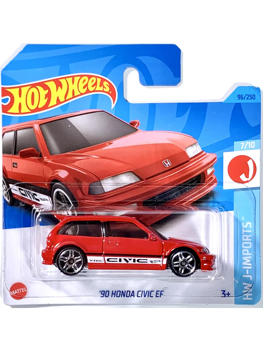 Машинка 90 honda Civic EF Hot Wheels 198019908 купить в интернет-магазине  Wildberries