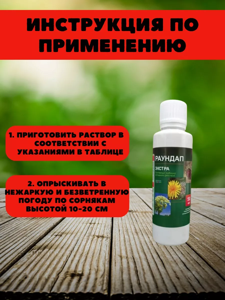 El.Market Раундап Средство От Сорняков
