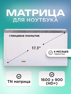 Матрица n173fge l21 17.3" 40 pin 1600x900 TN Глянцевая ЭЛЕМЕНТ 198048838 купить за 3 369 ₽ в интернет‑магазине Wildberries