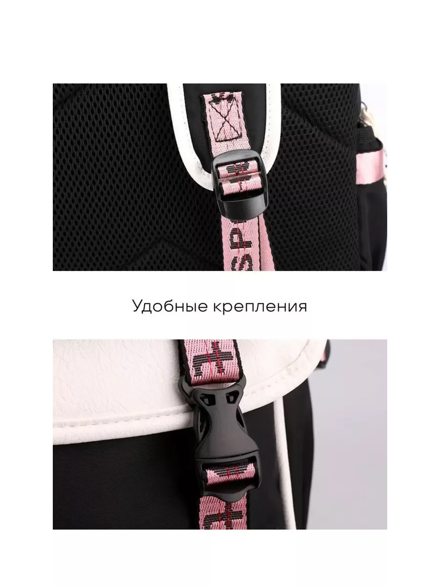 Рюкзак Black Pink USB-порт Y2K mood 198056438 купить за 1 504 ₽ в  интернет-магазине Wildberries