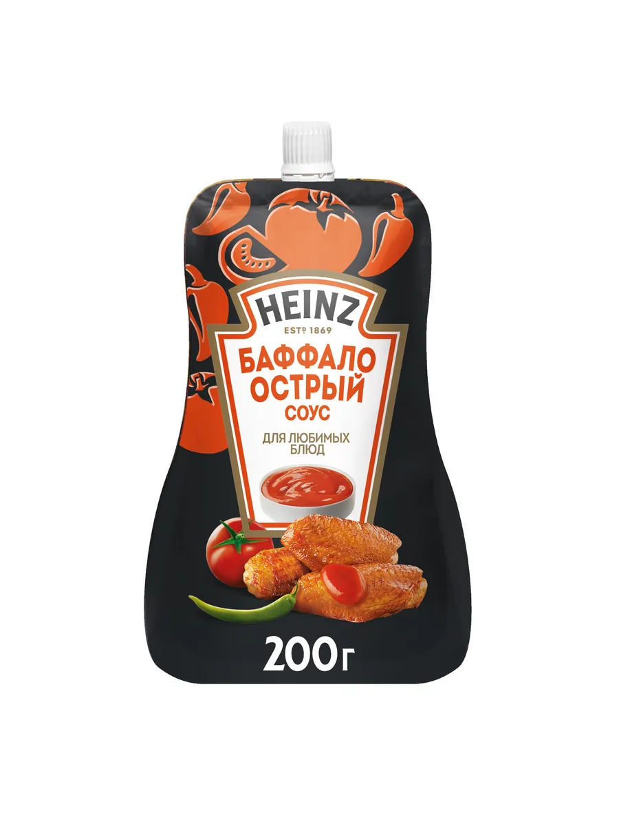 Соус томатный Heinz Баффало острый, 200 г