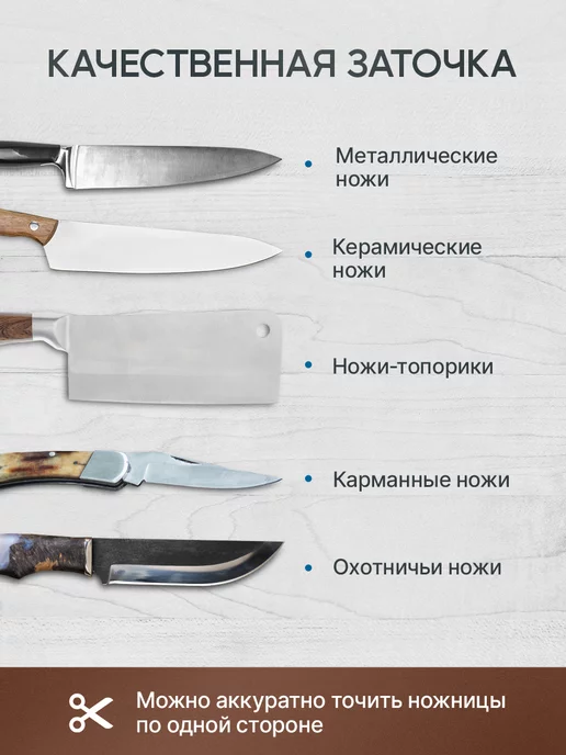 RISAM Точилка для ножей кухонных профессиональная ручная, вариант, фото 8