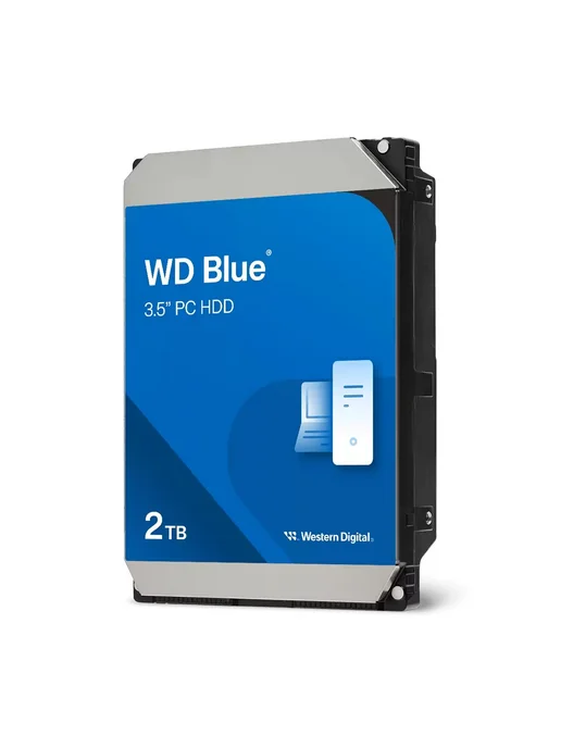 Western Digital Жесткий диск 2ТБ Blue (WD20EARZ), 3.5", 2 ТБ