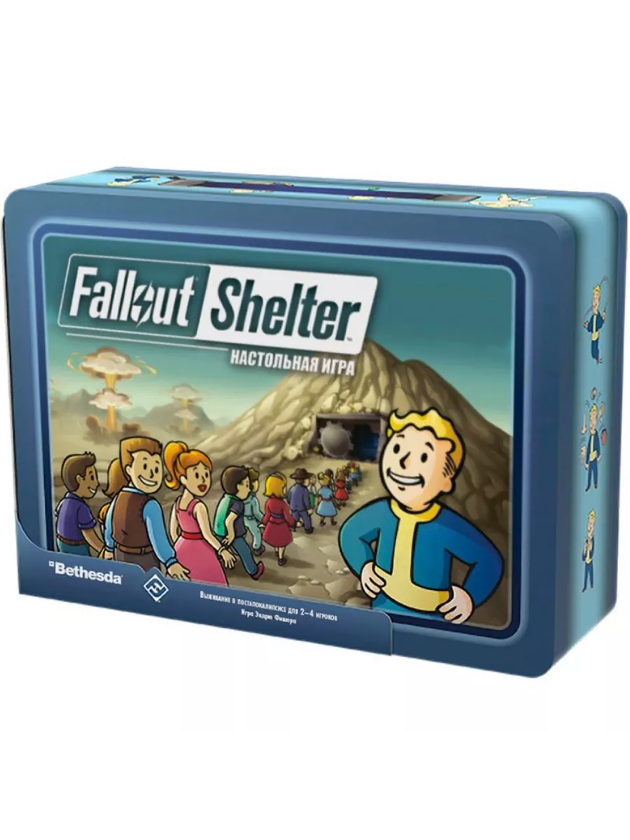 Настольная игра Fallout Shelter Hobby World 198075564 купить в интернет- магазине Wildberries