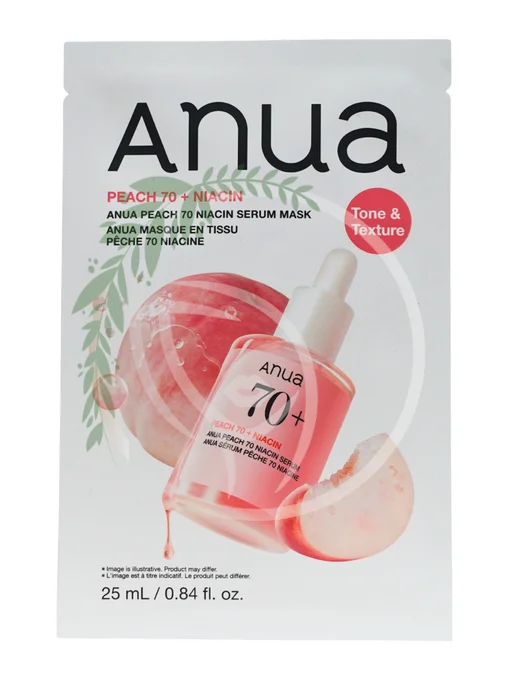 Тканевая маска с персиком Peach 70% Niacin Serum Mask 1шт