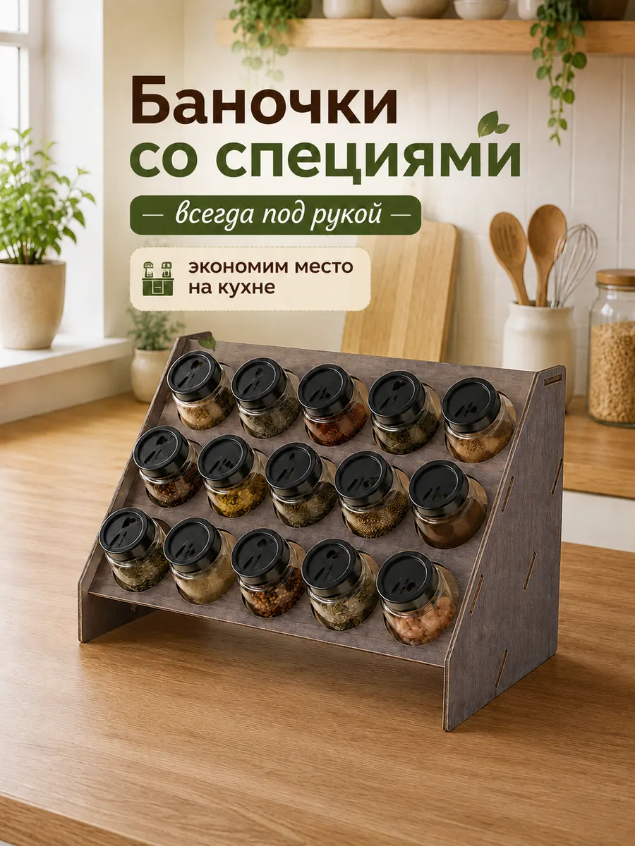 Подставка для баночек со специями