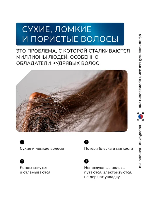 Kerasys Кондиционер для волос Увлажняющий CLINIC 500 мл, для кудрявых и вьющихся волос, Корея, 500 мл, фото 2