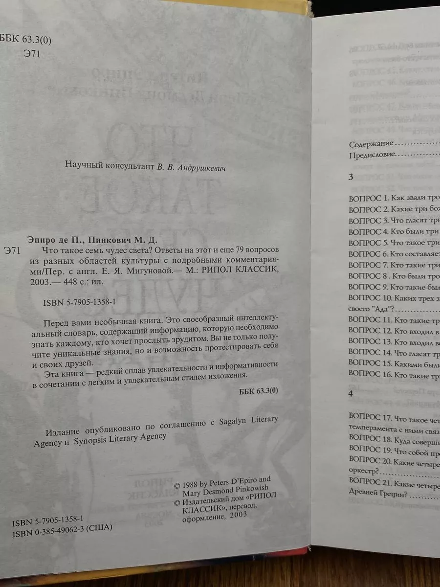 Что такое семь чудес света? Рипол-классик 198138402 купить за 227 ₽ в  интернет-магазине Wildberries