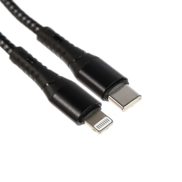 Кабель Type-C — Lightning, 3 А, быстрая зарядка, 1 метр