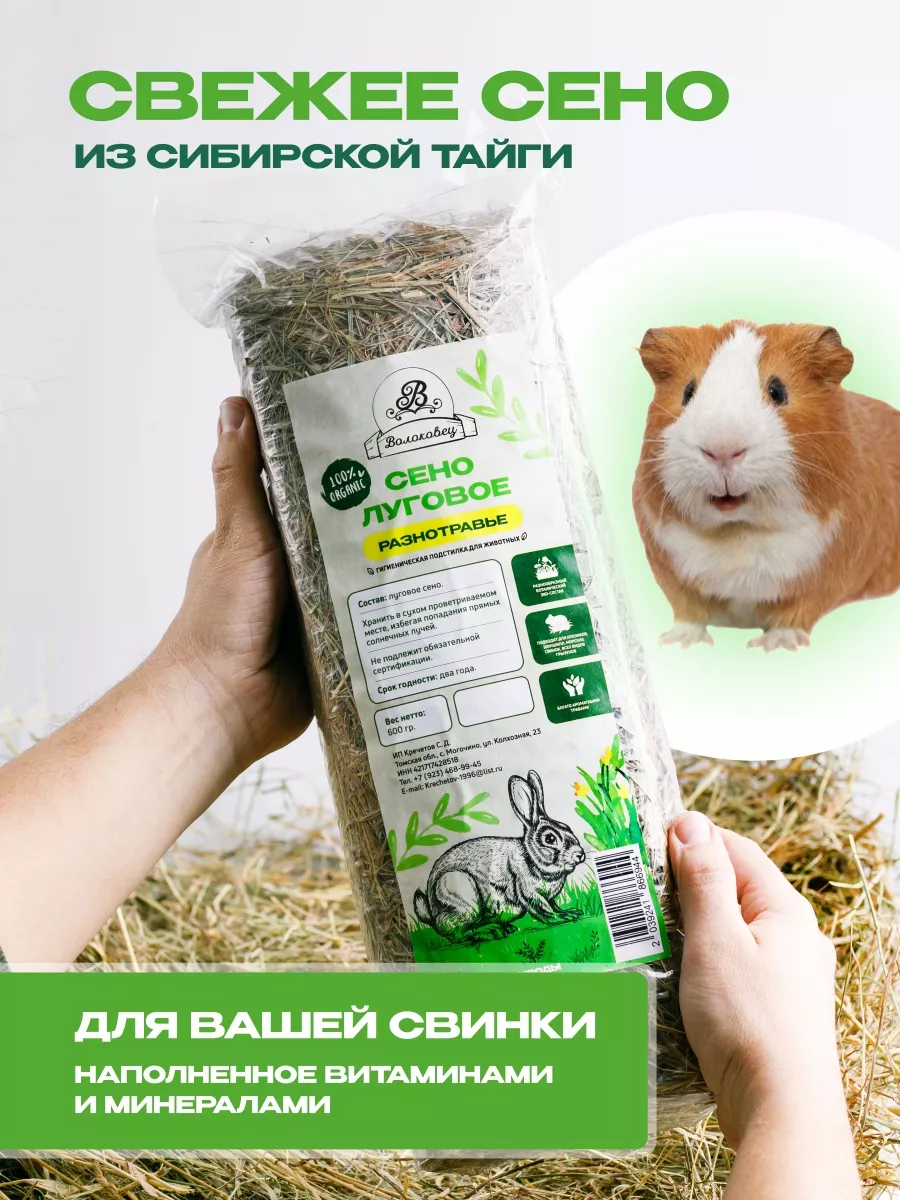 Сено луговое разнотравье
