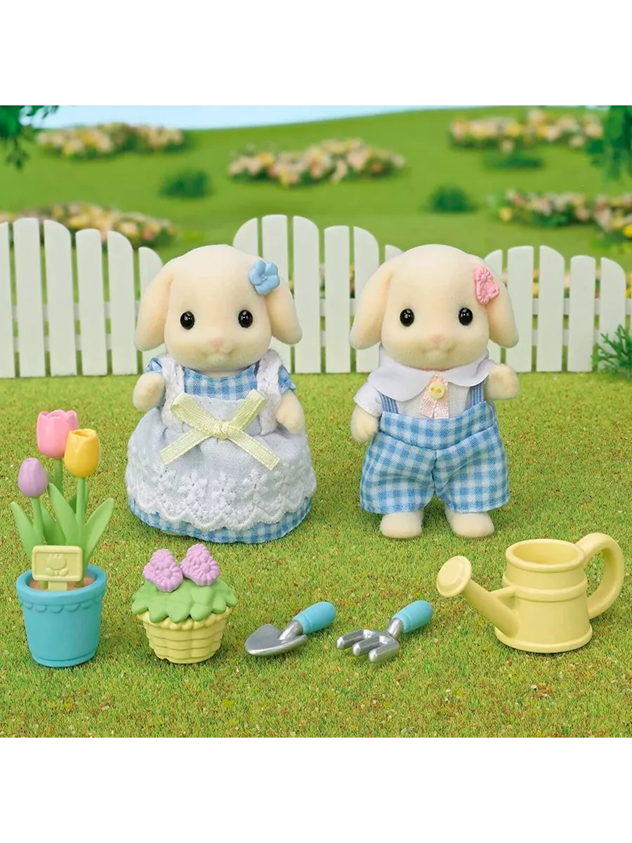 Набор Цветочные кролики – брат и сестра 5736 Sylvanian Families 198190578  купить за 2 898 ₽ в интернет-магазине Wildberries