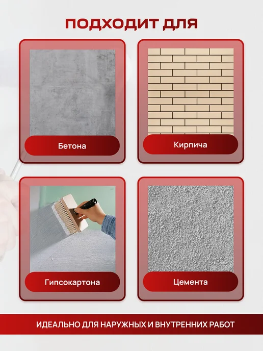 Alphio Грунтовка адгезионная акриловая, 7 кг, 7 кг, фото 2