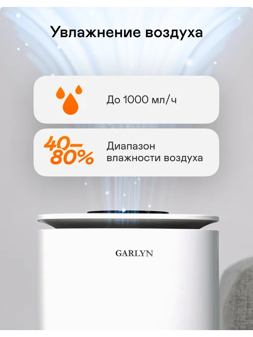 Garlyn Климатический очиститель воздуха AirClean V60, вариант, фото 3