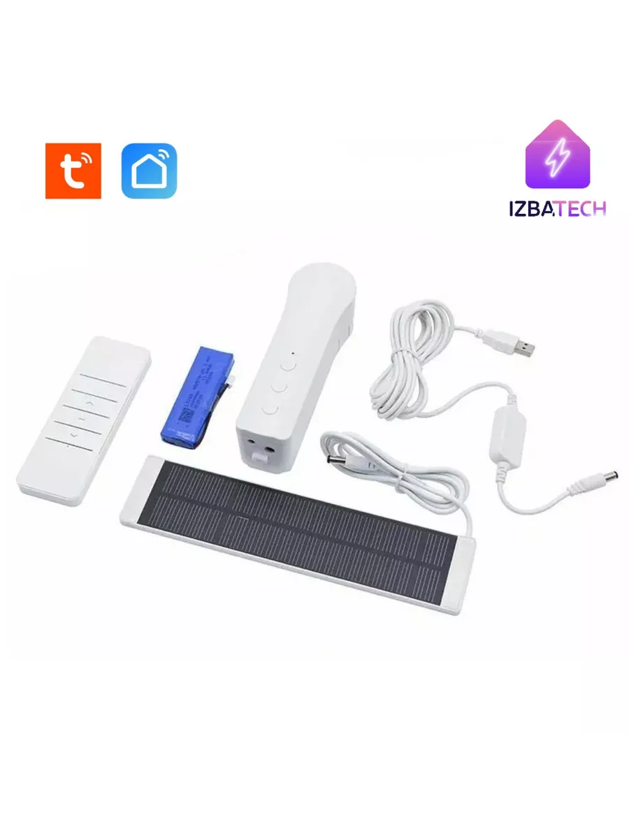 Умный мотор жалюзи с Zigbee для Алисы Izba Tech - Умный дом 198196969  купить за 7 738 ₽ в интернет-магазине Wildberries