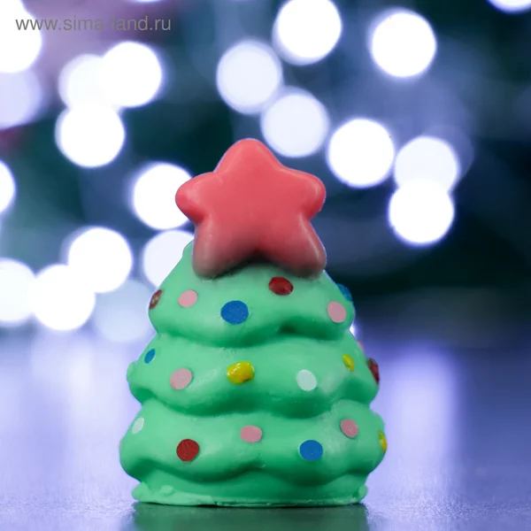 Новогоднее мыло «Маленькая ёлочка» 4х4х6см