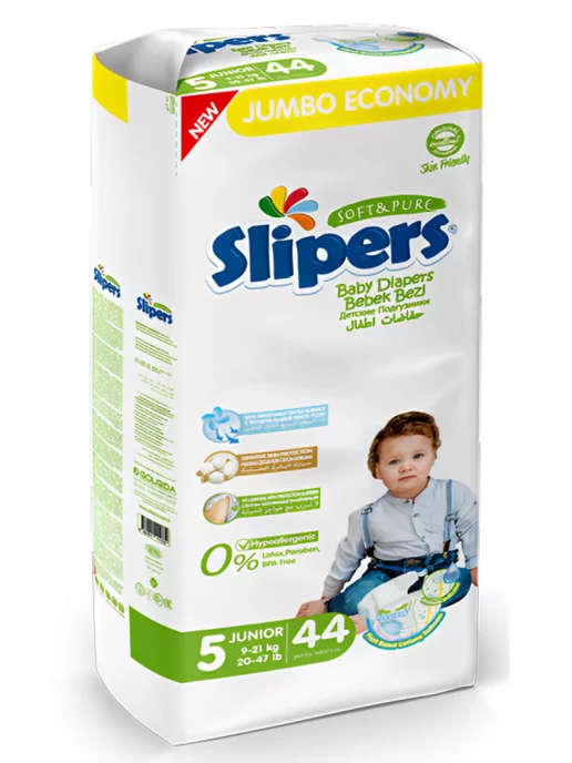 slipers Подгузники 5 размер Junior (9-21 кг), 44 шт, 21 кг, 44 шт, фото 2