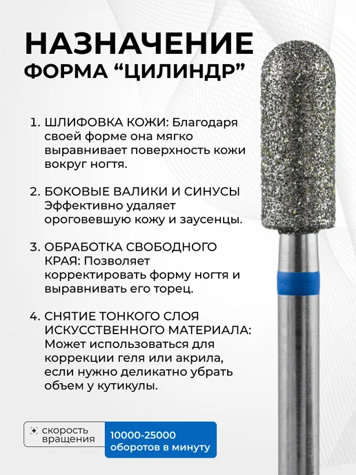 MANITA PROFESSIONAL Фреза для маникюра - 866.104.141.090.040 ФАЦС-4.0 9С, 5 шт, фото 3