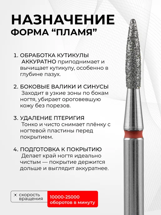 MANITA PROFESSIONAL Фреза для маникюра - 856.104.243.080.018 ФАП-1.8-8М, 1,88 м, фото 3
