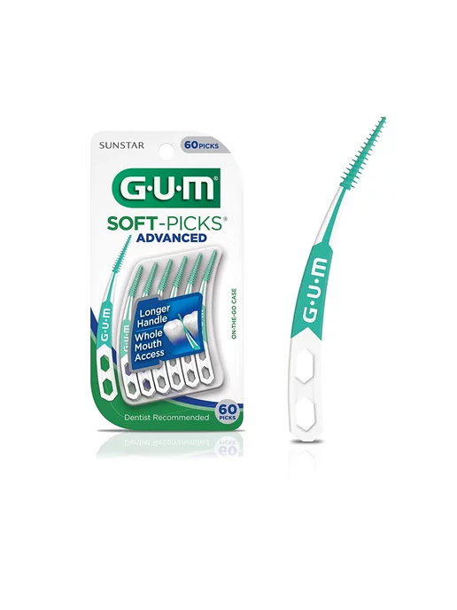 GUM Soft-picks advanced Зубочистки, 60 шт. в упак