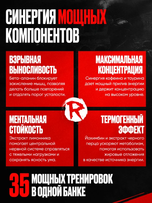 Reckful Предтренировочный комплекс в порошке, предтрен Spartan Fury, вариант, фото 3