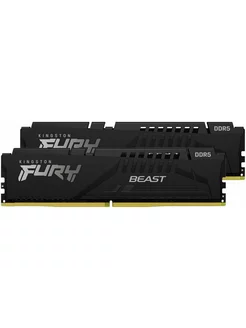 Память оперативная DDR5 Fury Beast Black CL40 16Gb PC4160... Kingston 198249196 купить за 7 752 ₽ в интернет-магазине Wildberries