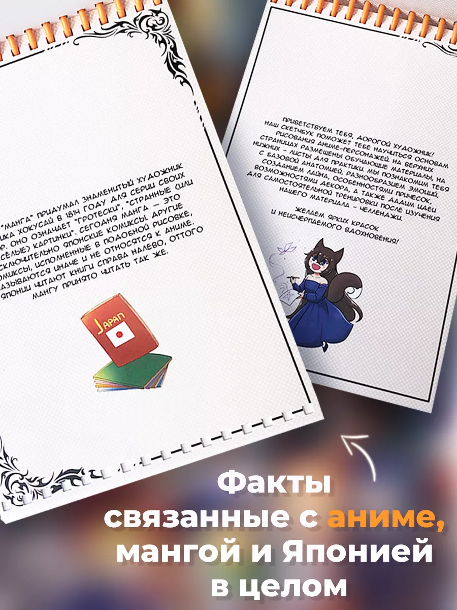 Скетчбук аниме для рисования ANIMANIA_SHOP 198274143 купить за 492 ₽ в  интернет-магазине Wildberries