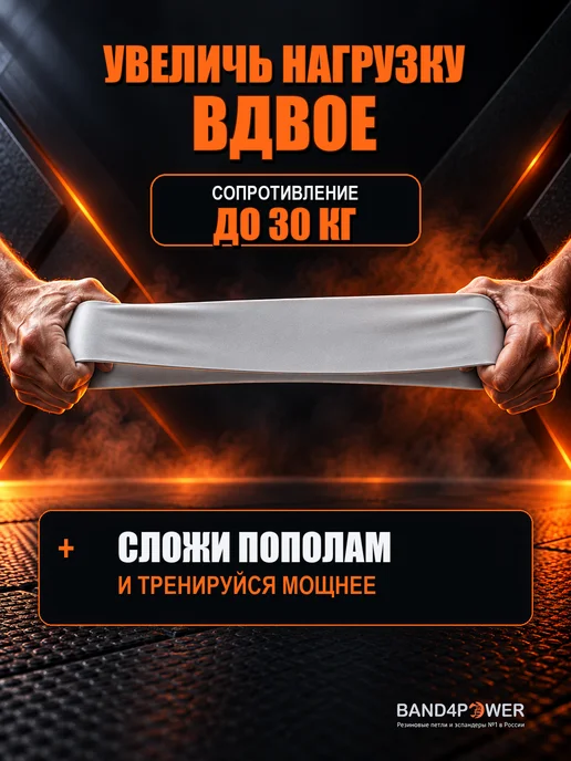 Band4Power Резина для тренировок, 3 метра 10 мм, 35 кг, 3 м, фото 3