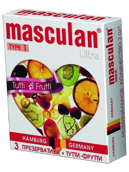 Masculan Презервативы Tutti-Frutti №3, 3 шт