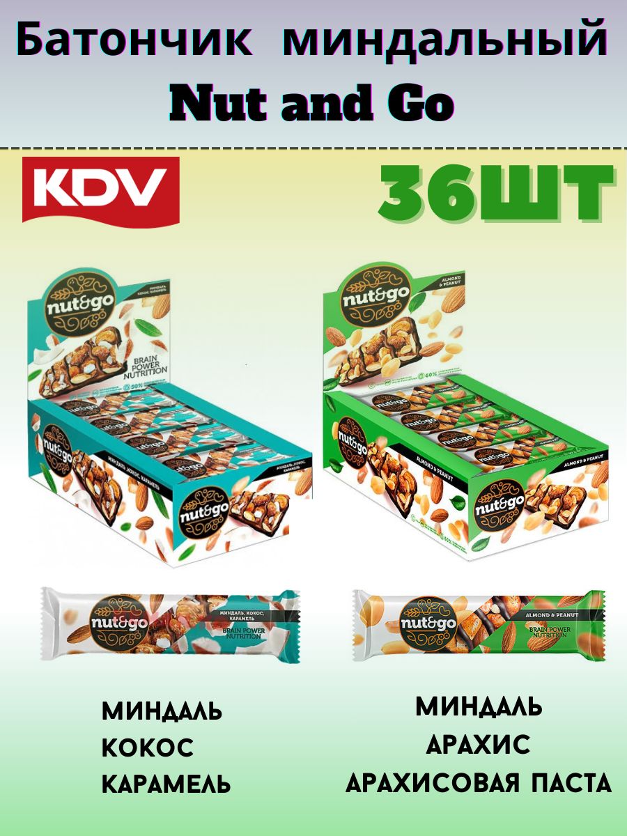 Батончик nut go с кокосом