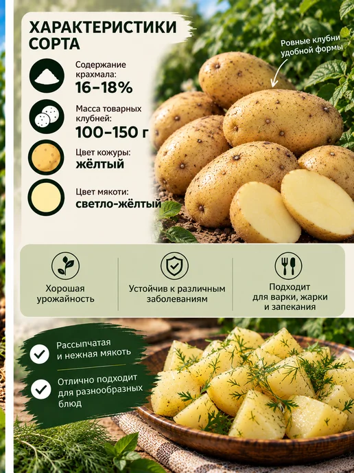 Myfanza Картофель Семенной Экстра 2кг, 2 кг, фото 2