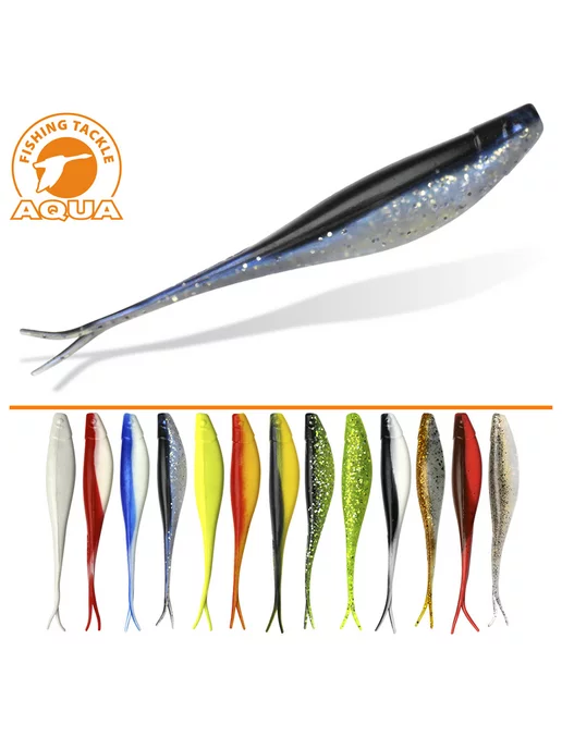 Aqua Мягкая приманка Boss 12cm 8.5g цвет 044 1уп 4шт, 8,5 г, 4 шт, фото 8