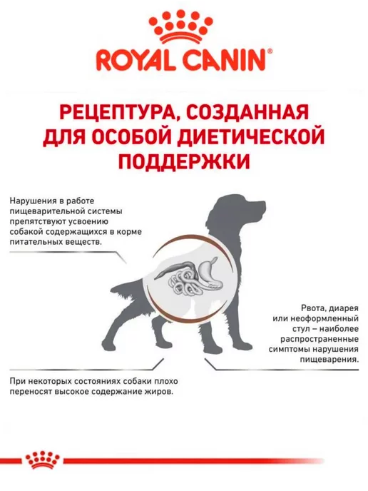 Сухой корм Royal canin Gastro Intestinal для собак, 12 кг, фото 3