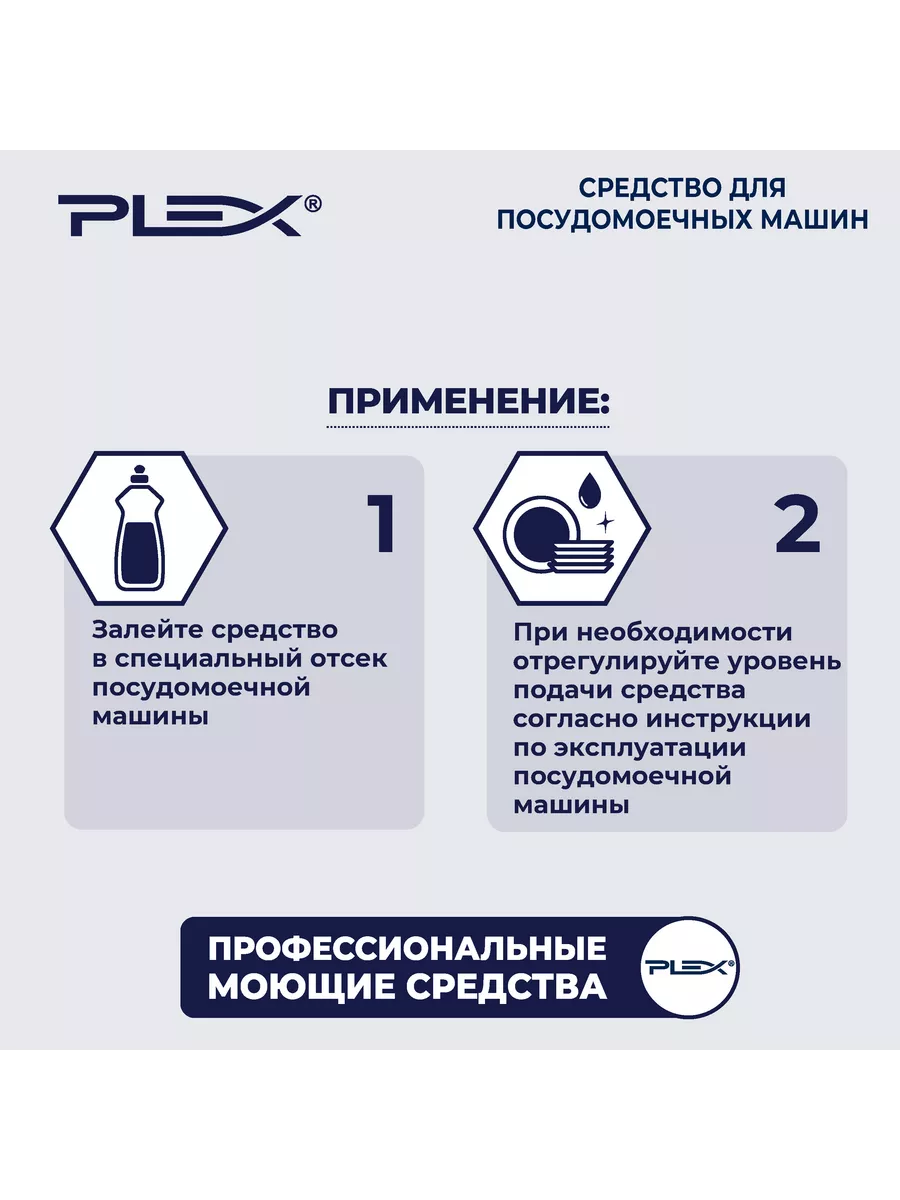 Жидкое Средство Для Посудомоечных Машин PLEX ДЕЗОЛАН 5л Plex.