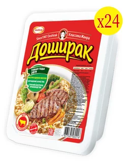 Лапша Doshirak Говядина, 24 шт по 90 г Доширак 198424884 купить за 1 639 ₽ в интернет-магазине Wildberries